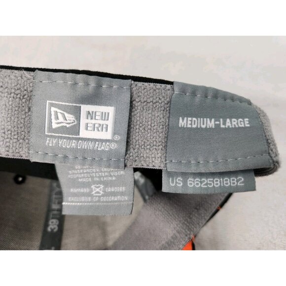 Cincinnati Bengals NFL New Era 39Thirty Hat Cap Black Orange Medium/Large - Picture 9 of 10